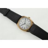 A 1930's 9ct HELVETIA gents wristwatch, H/M Edinburgh 1937, working manual-wind movement,