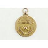 The Football League Champions Division Hallmarked 9ct Gold 1919-20 Season winner's medal to