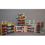 A good quantity of boxed diecast models in 1:76 scale by Hornby, Lledo, Oxford etc,