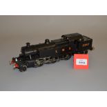 O Gauge. An electric kit-built 2-6-4 LMS locomotive '2347' in black.