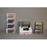 Eight boxed Ferrari diecast model cars in 1:43 scale from the CDC (Italy) 'Detail cars' range,