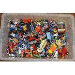 Large quantity of unboxed and playworn diecast models, including Corgi Juniors, Matchbox,