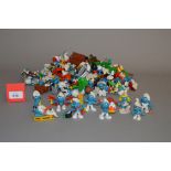 A very good quantity of Smurfs figures by Schleich and Peyo,