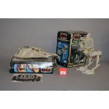 Two Palitoy Star Wars Return of the Jedi vehicles: Scout Walker; Snowspeeder. G in F boxes.