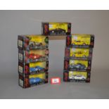 Nine boxed 'Bang' (Italy) diecast Ferrari model cars in 1:43 scale, including 250 GTO,