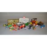 A mixed lot of toys, mostly unboxed,