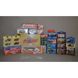 A mixed lot of boxed diecast models by Corgi and Lledo including examples from the Corgi 'Classic