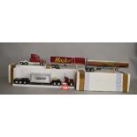 A boxed Franklin Mint diecast truck model in 1:32 scale, 1994 Mack Elite CL613 Tractor Unit,