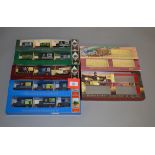 Three different pre-production packaging mock up boxes for various Lledo Days Gone 'Railway Express