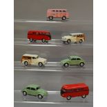 Five unboxed Lledo Pre-production prototype Volkswagen models in resin including 2 x DG86001