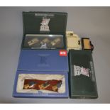 Two Lledo diecast model sets in pre-production packaging,