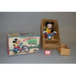 Marx Walt Disney's Mickey Mouse Little Big Wheel, VG in F box.