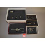 Five Britains WWII toy soldier sets: 17654; 17642; 17638; 17452; 17604. All boxed and E.