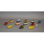 Eleven unboxed Lledo pre-production metal and plastic DG13 Model A Ford Van models,