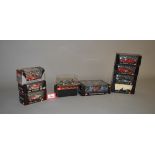 Eight boxed Ferrari diecast models in 1:43 scale by Brumm (Italy) including 126C2,
