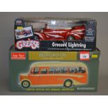 Two larger scale diecast models: Sun Star Bedford OB Duple Vista Coach 1:24 scale,