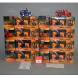 Sixteen boxed Matchbox Models of Yesteryear diecast Fire Appliance models including YFE13 Citroen H