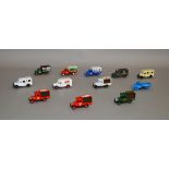 Twelve assorted unboxed Lledo pre-production metal and plastic models, various liveries,