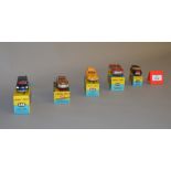 Five boxed Corgi Toys, 225 Austin Seven,