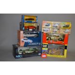 Seven diecast models,