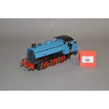 O Gauge. An electric kit-built 0-6-0 Tank locomotive in blue.