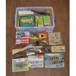 A good selection of vintage toys and games, many boxed, including Merit 'Table Tennis',