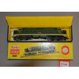 OO gauge. Hornby Dublo 3-rail 3234 Co-Co BR two-tone green Deltic Loco No.D9001 'St.