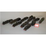 OO gauge. 10 x unboxed locomotives, including one Wrenn example. P.