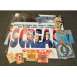 Mixed lot: Eagle July 1953 free gift 'Dan Dare Book of Jet Planes' 3-D book with glasses,