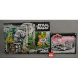 Two Hasbro Star Wars vehicles: Vintage Collection Empire Strikes Back Rebel Armored Snowspeeder;