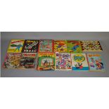 12 x books and annuals: Beano 1959; Beano 1966; Marvelman 1960; Topper 1958; Bugs Bunny 1964;