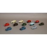 Twelve unboxed Lledo pre-production metal Chevrolet Panel Van models,