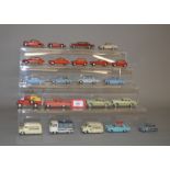 Twenty two unboxed playworn Corgi diecast models, some with damage and or missing parts,