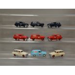 Nine unboxed Lledo Pre-production prototype DG61 1953 Pontiac Delivery Van models in resin