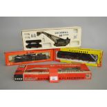 HO gauge. Two locomotives: Rivarossi 1350 4-6-0 LMS 'Hector'; Fleischmann 4170 4-6-2 Class 01 DB.