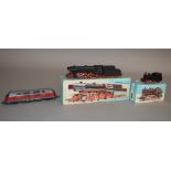 HO gauge. Two Marklin locomotives: 3005 2-6-2 Class 23 '23014'; 0-6-0T '3029' in incorrect 3000 box.