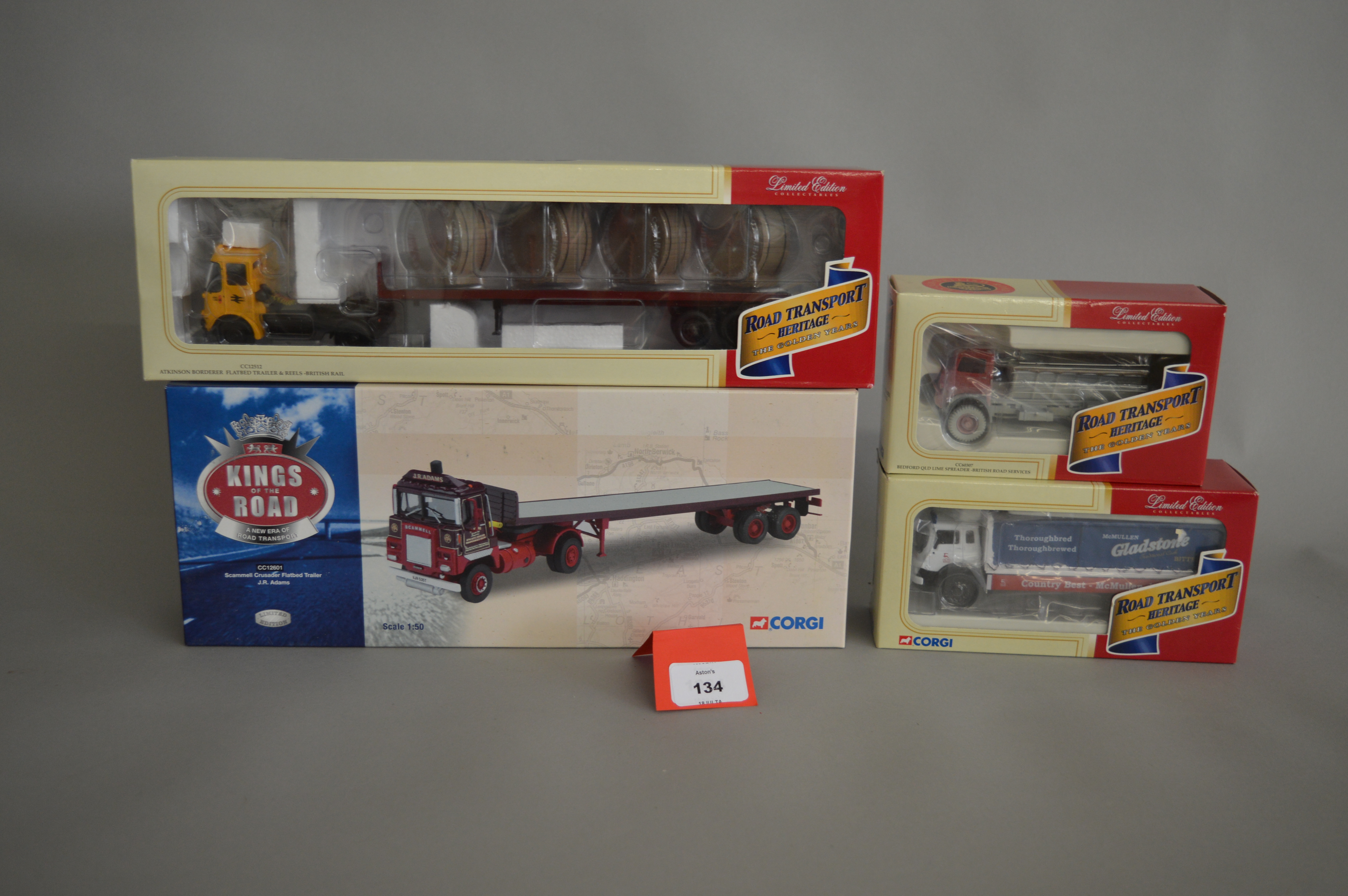 Four Corgi 1:50 scale Road Transport Heritage and Kings of the Road diecast models: CC60307; - Image 2 of 2