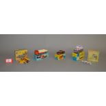 Four boxed Corgi Toys diecast models, 71 Disc Harrow, 316 NSU Prinz,