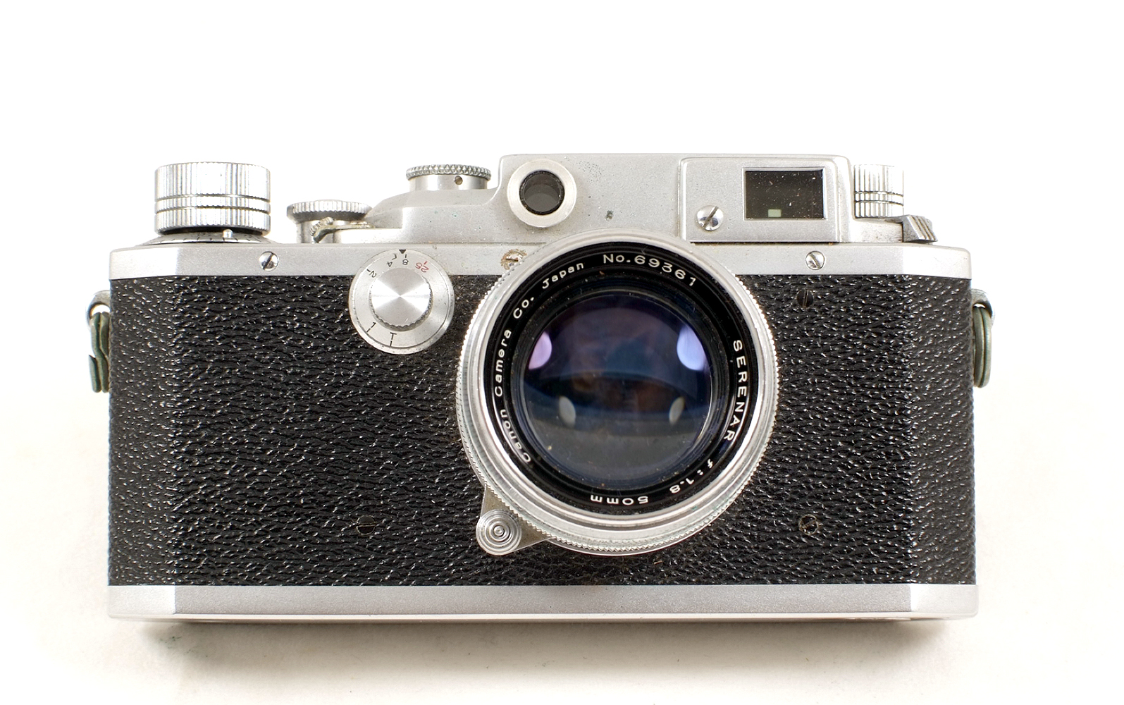 Canon Rangefinder Camera, probably Model IIDI1*. #87515 (condition 5/6F) with Serenar 50mm f1. - Image 2 of 2