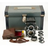 Rolleiflex 2.8F Metered Twin Lens Reflex Camera.