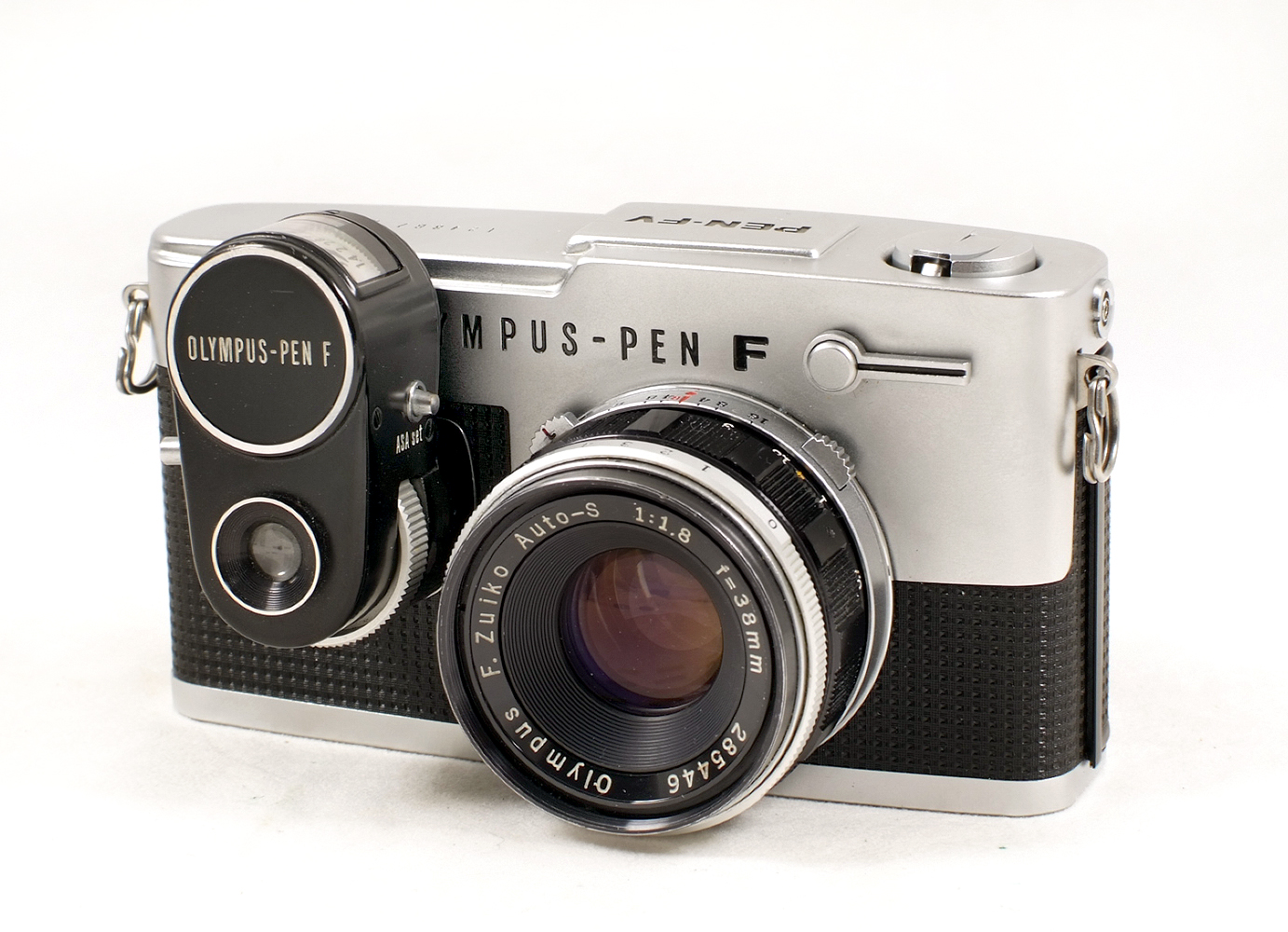 Olympus Pen FV Half Frame Outfit. Comprising Olympus Pen FV #124867 with 38 mm F.Zuiko lens f1. - Image 2 of 3