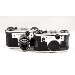 A Pair of Periflex Cameras, in Need of some TLC. Periflex Interplan A body #91111267.