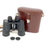 Carl Zeiss Jena 10x50 Dekarem Binoculars. (condition 4E). With strap and makers case.