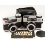 Two Lomo 135 Compact Cameras, Inc Olympic Commemorative Model.