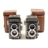 Two Rolleicord Va and Vb cameras. Vb #2662772 with Zenar 75 mm f3.