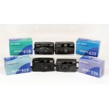 Set of Four NEW Zenith Compact Cameras. (condition 1B). Comprising ZENIT 510 f4.5 35mm lens.