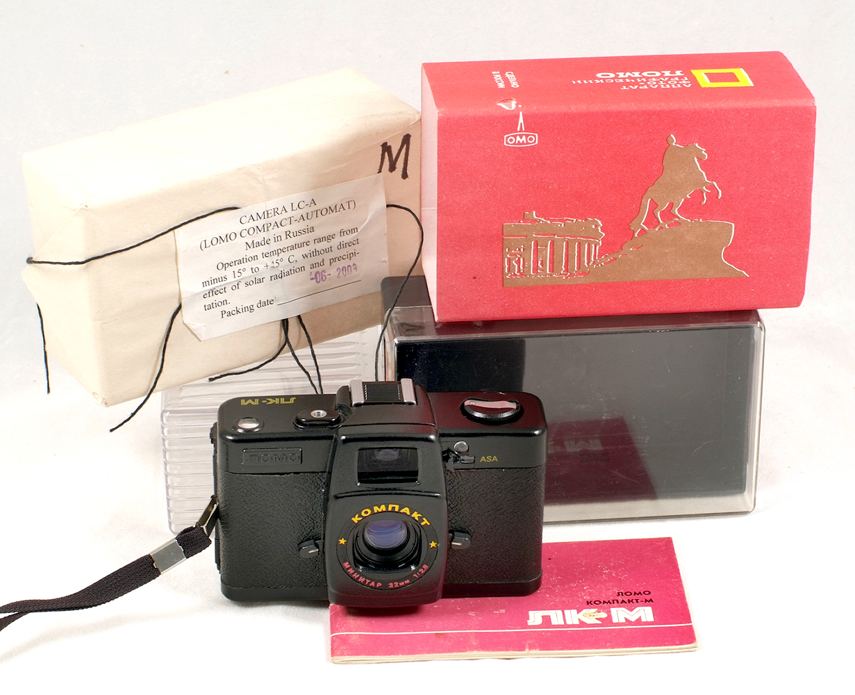 Rare LOMO Compact LC-M 35mm Camera. (condition 3F). With MINITAR 1 f2.8 32mm lens.