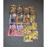 14 x assorted action figures, including Vivid Imaginations Chronicles of Narnia,