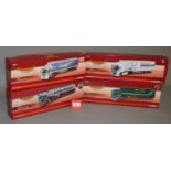 Four Corgi Hauliers of Renown 1:50 scale models: CC14103 Britannia Movers International DAF 105