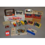 A mixed group of nine boxed diecast models by Corgi, EFE and others,